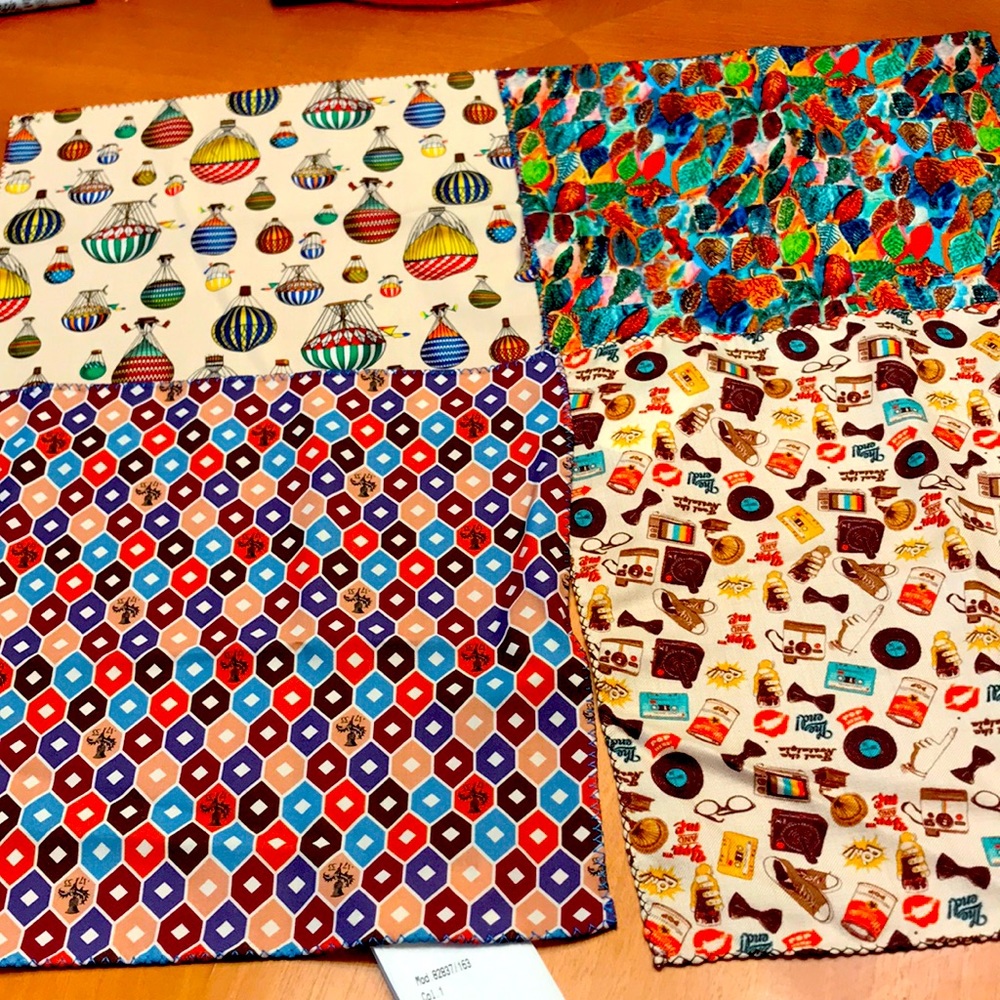Mens pocket squares sold as a bundle